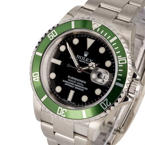 rolex submariner green anniversary edition 16610|Rolex Submariner 16610 review.